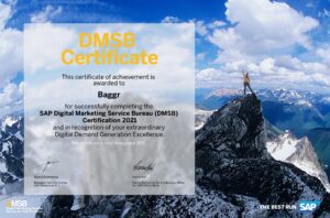 DMSB Certificate 2021 - BAGGR NL